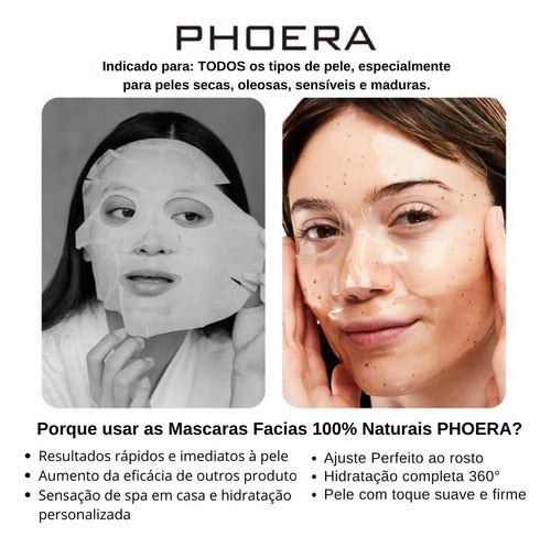 Máscara Facial De Hydrogel Phoera