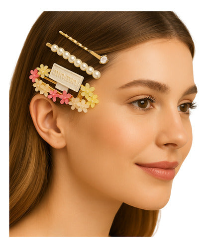 Kit 3 Un Presilhas Grampo De Cabelo