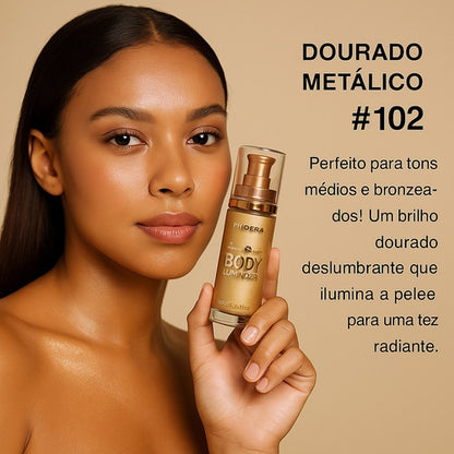 Iluminador Líquido Facial e Corporal Body Luminizer Phoera