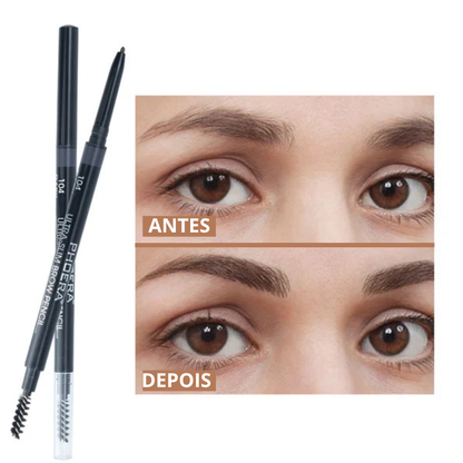 Lápis Sobrancelhas Ultrafino Precisão com Escova - Phoera