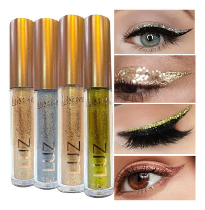Delineador Líquido Metálico Com Glitter Coleção Luz - Brilho