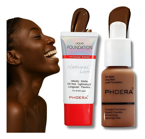 Kit 2und Soft Matte + Natural Look 24h Prova Dágua Phoera