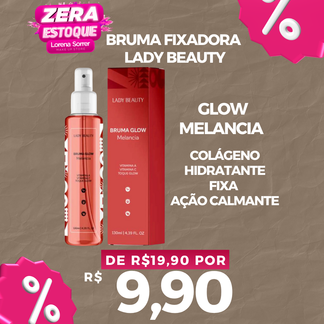 Bruma De Melancia Glow Fixadora De Maquiagem - Lady Beauty