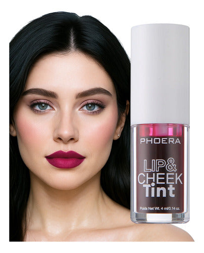 Lip Tint Lábios E Bochechas Matte A Prova D'água Phoera