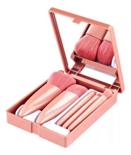 Kit 2un Paleta Sombra Pigmentada + Brinde Case 5pincéis