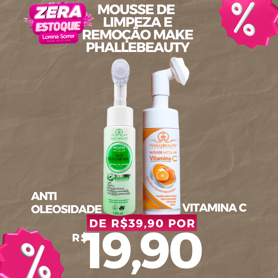 Phállebeauty Mousse Micelar Antioleosidade 150ml