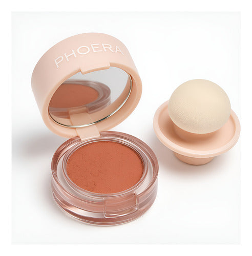 Blush Stamp Carimbo Em Pó Hipoalergênico Com Espelho Phoera