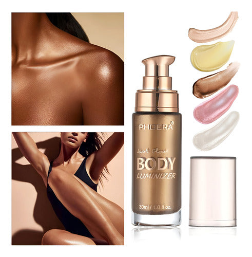 Iluminador Líquido Facial e Corporal Body Luminizer Phoera
