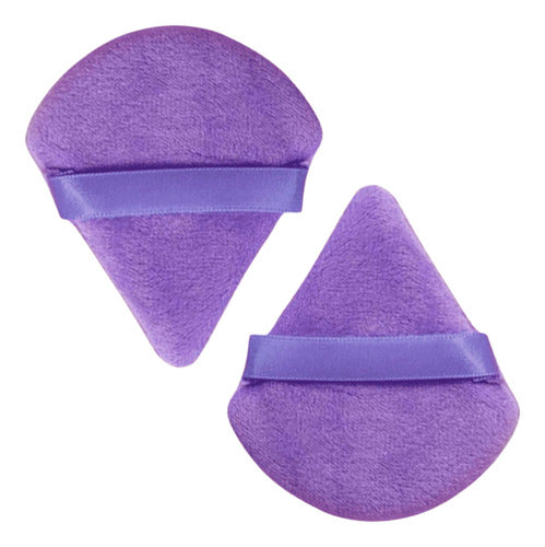 Kit 2 Esponjas Maquiagem - Esponjinhas Para Pó