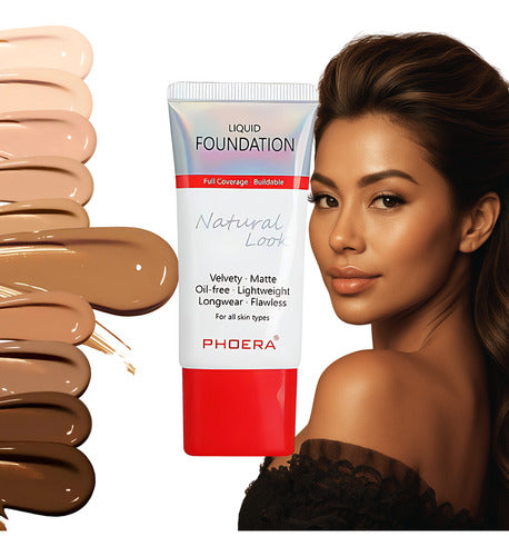 Base Líquida Natural Look 30ml - Phoera