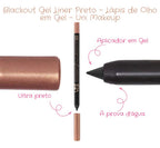 Lápis Em Gel A Prova De Água Gel Para Olhos Blackout Preto