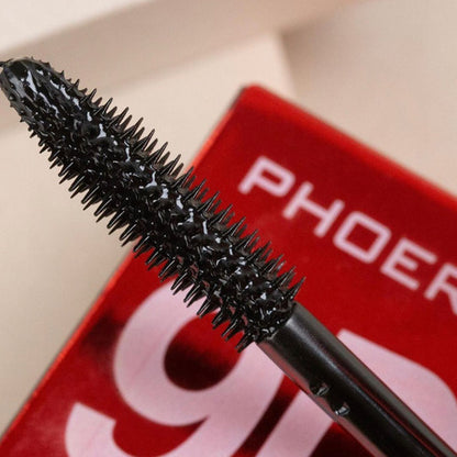 Combo Máscara De Cílios 9d + Delineador Com Carimbo Phoera