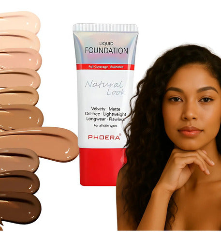 Base Líquida Natural Look 30ml - Phoera