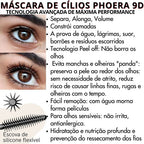 Máscara De Cílios Phoera 9dimensões Tecnologia Revolucionária Alonga Curva Define Dá Volume A Prova De Água Phoera Hipoa