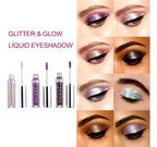 Kit 3 Sombra Líquida Glitter Glow A Prova De Água Pigmentado