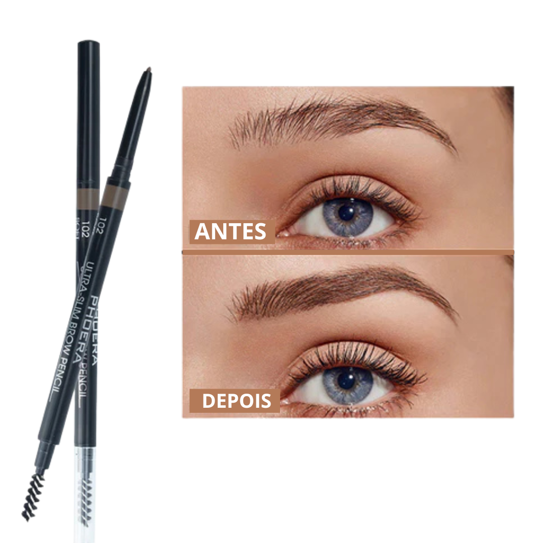 Lápis Sobrancelhas Ultrafino Precisão com Escova - Phoera