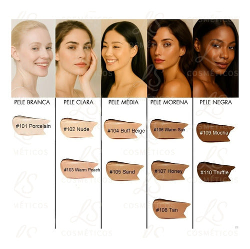 Base Líquida Soft Matte 30ml - Phoera