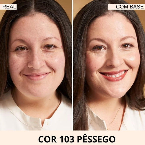 Kit 2 Bases Soft Matte Alta Cobertura Prova D'agua Phoera