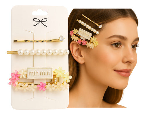 Kit 3 Un Presilhas Grampo De Cabelo