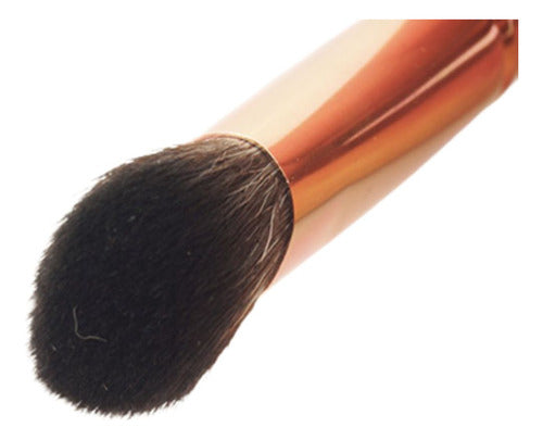 Pincel Maquiagem Macrilan R10 Pro Para Pó Sombra Iluminador Cor Preto