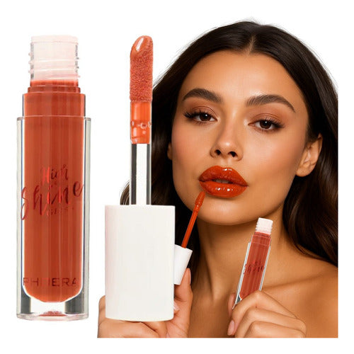 Hydra Gloss Labial High Shine Phoera Boca 85% +hidratada