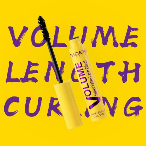 Kit 2 Máscara Cílios Alongamento +volume Prova D'água Phoera