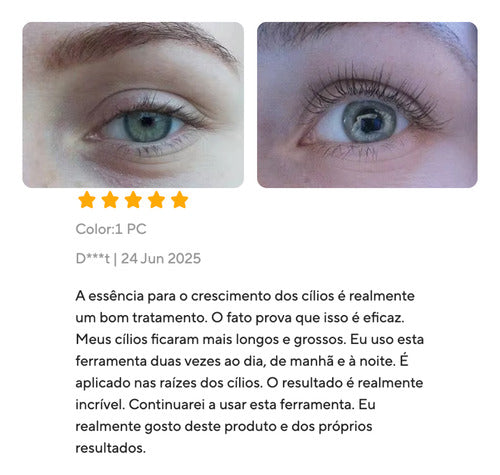 Sérum Tratamento Crescimento Cílios Sobrancelhas Phoera
