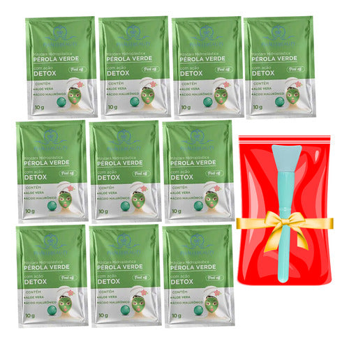 Kit 10und Máscara Sachê Olesidade Limpeza Hidratação +brinde