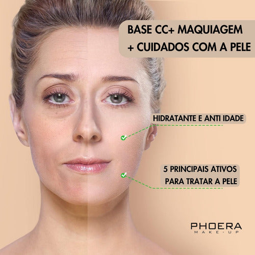 Base Líquida Matte Cc+ 32ml - Phoera