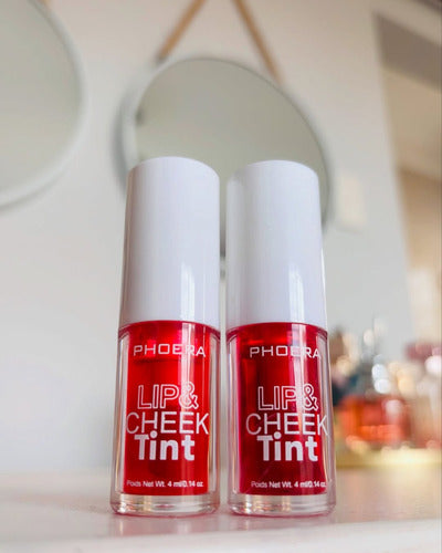 Lip Tint Matte Lábios e Bochechas Phoera