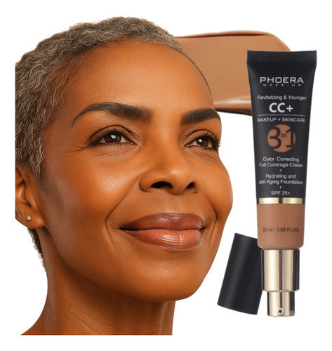 Base Líquida Matte Cc+ 32ml - Phoera