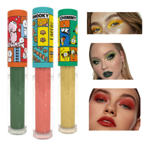 Kit 3 Sombra Líquida Bt21 - Formúla  Secreta