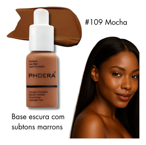 Base Líquida Soft Matte 30ml - Phoera