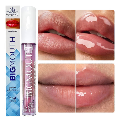 Volume Gloss Glitter Aumenta Efeito Boca Grande Big Mouth