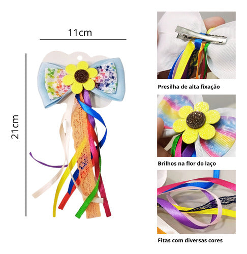 Laço Infantil Menina Decorativo Cabelo Festa Acessório