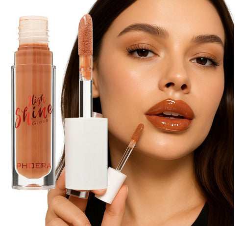 Hydra Gloss Labial High Shine Phoera Boca 85% +hidratada