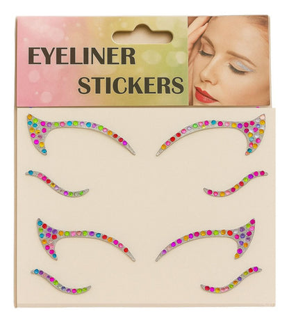 Delineador Adesivo Autocolante De Strass Make Festa Sortido