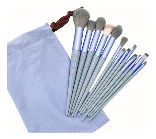 Kit 13 Pincéis Maquiagem Contorno Kabuki Sombra Profissional