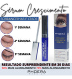 Kit 2un Sérum Crescimento Fios + Máscara De Cílios 9d Phoera