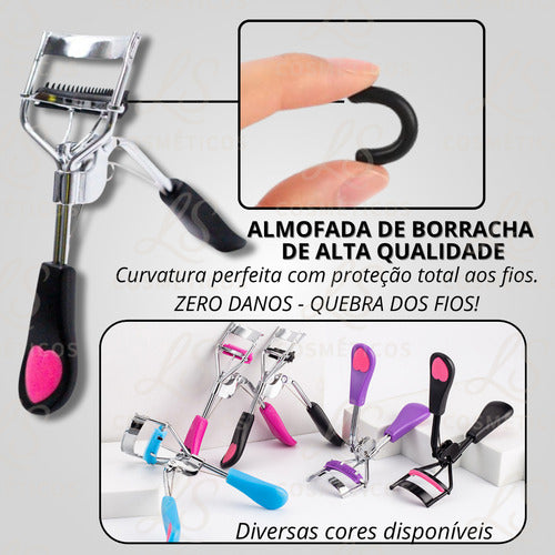 Curvador Modelador Alongador Cílios Curvex Maquiagem Love