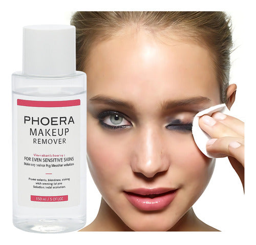 Demaquilante Bifásico Phoera Remove Maquiagem À Prova Dágua | Limpeza Profunda, Hidrata E Não Oleoso Retira A Maquiagem
