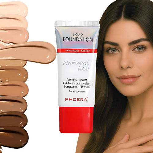 Base Líquida Natural Look 30ml - Phoera