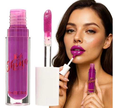 Hydra Gloss Labial High Shine Phoera Boca 85% +hidratada