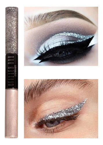 Delineador Duo 2 Em 1 Metálico E Glitter - Alta Resistência