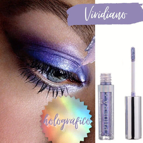 Sombra Líquida Metálica 2,5ml - Phoera