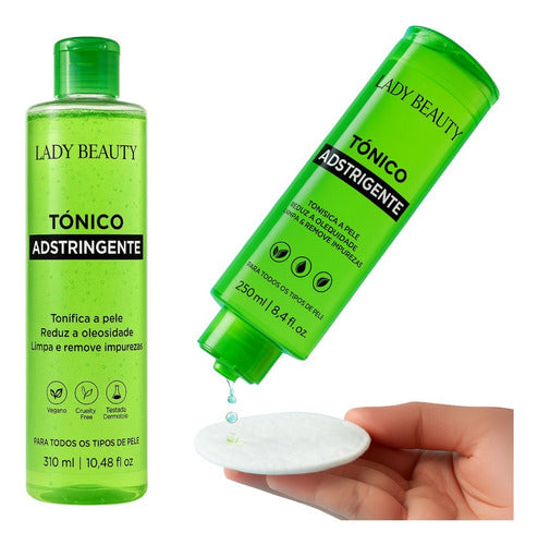 Tônico Adstrigente Todos tipos de Pele - Lady Beauty