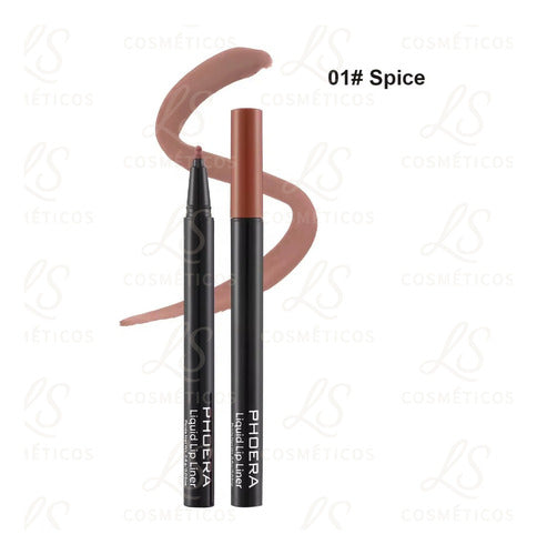 Delineador Labial Matte Contorno De Longa Duração Phoera
