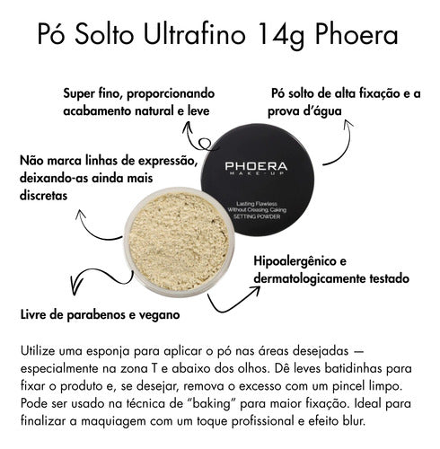 Kit 4 Un Jelly Primer + Base Soft Matte, Pó 14g + Brinde