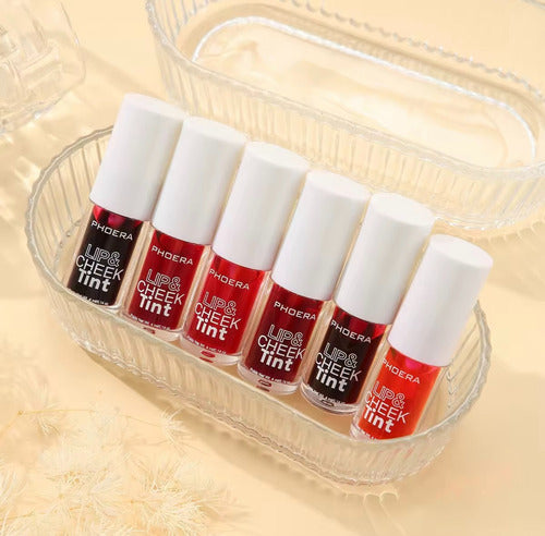 Lip Tint Lábios E Bochechas Matte A Prova D'água Phoera