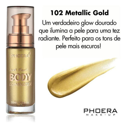 Iluminador Líquido Facial e Corporal Body Luminizer Phoera